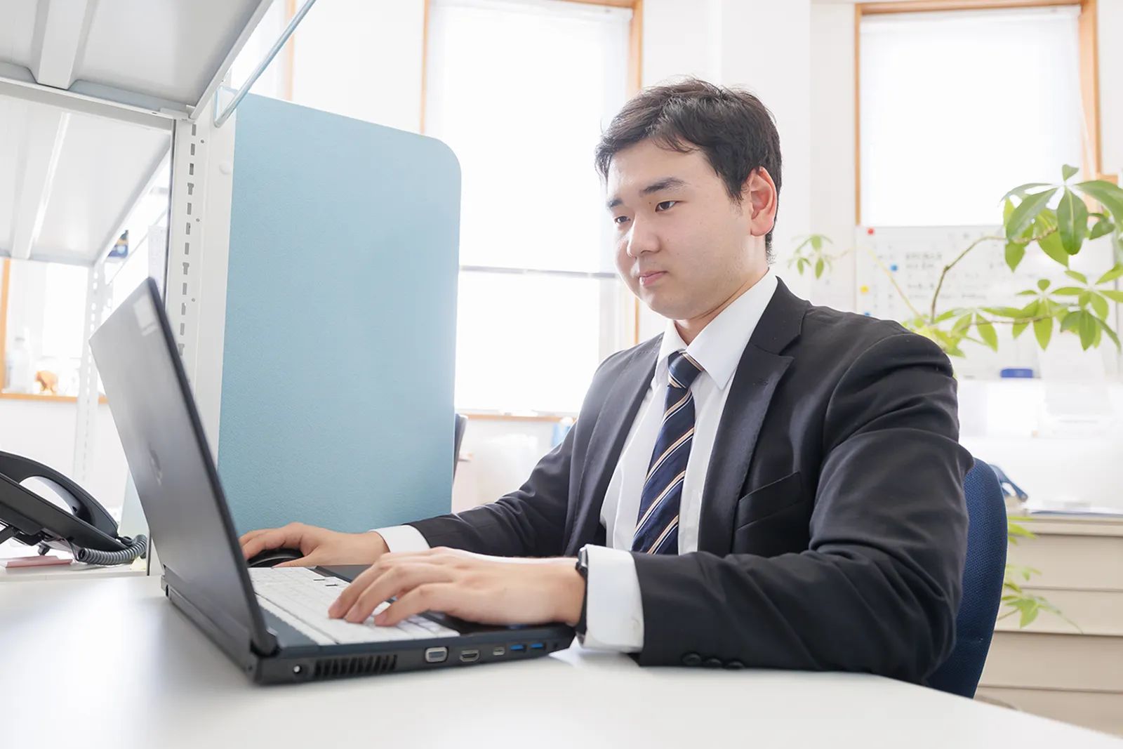 仕事の様子
